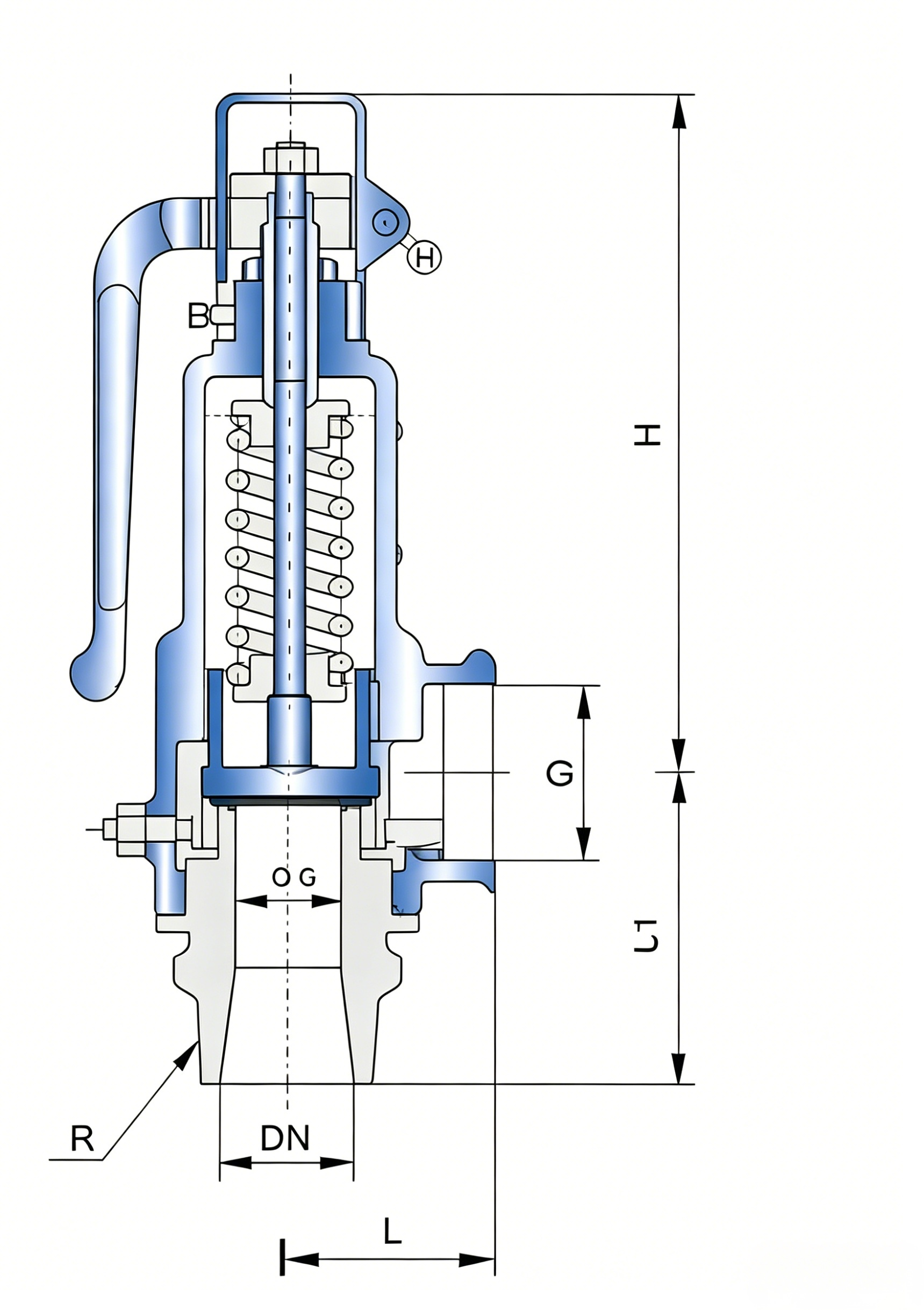 High-pressure floating ball valve