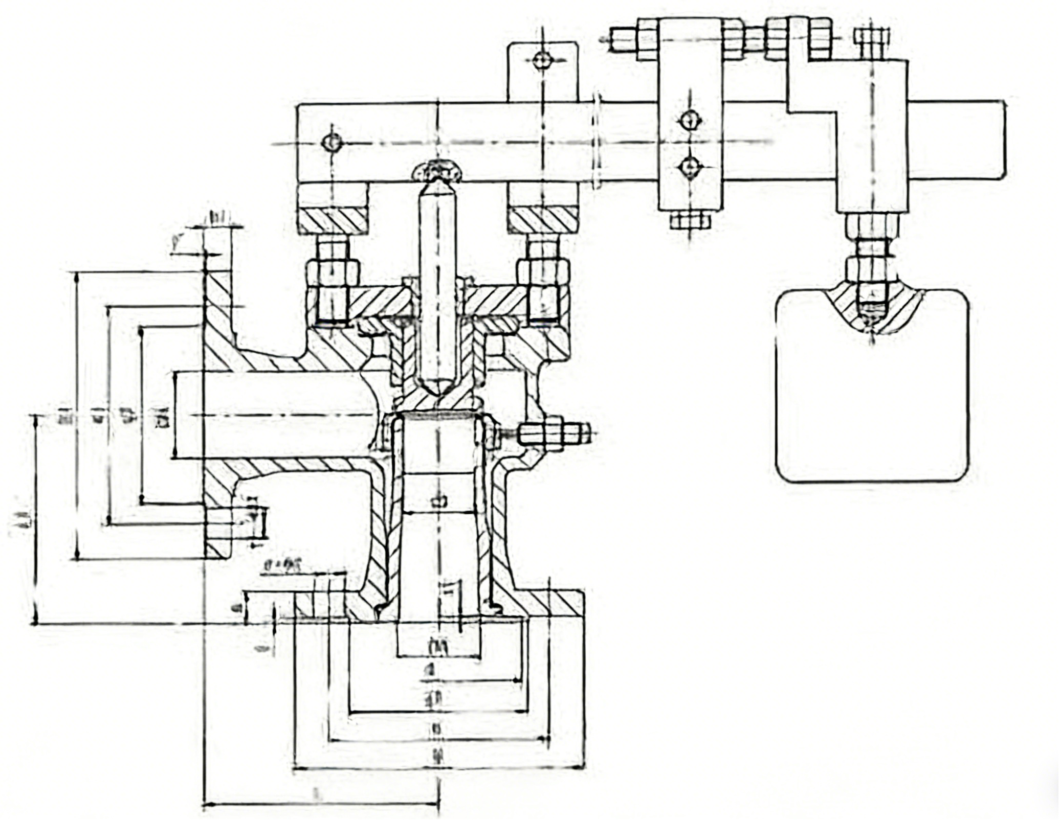High-pressure floating ball valve